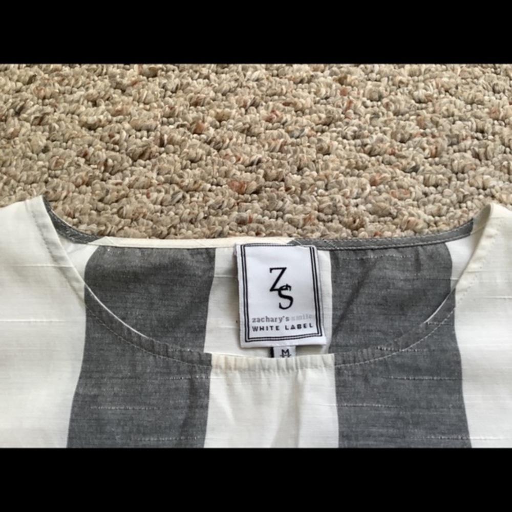 Women’s Zachary’s Smile White Label Boxy‎ Blouse M - Picture 3 of 11